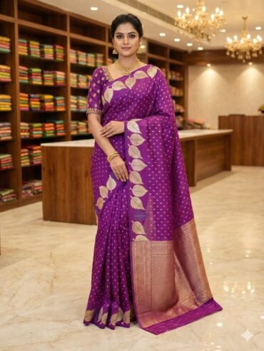 MULBERRY LUXURY SOFT SILK SAREES – Daily Wear with Blouse Piece