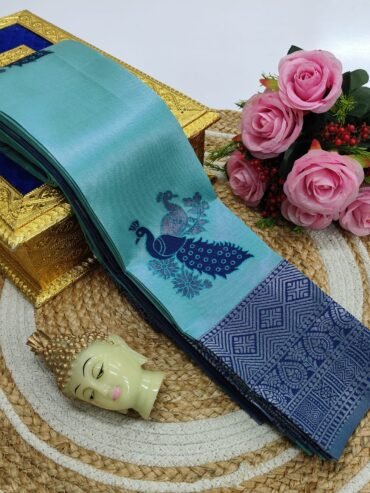 KUPERA VAIRA OOSI SAREES LIGHT WEIGHT SILK TYPE SAREES