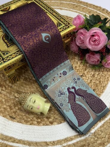 KUPERA VAIRA OOSI SAREES LIGHT WEIGHT SILK TYPE SAREES