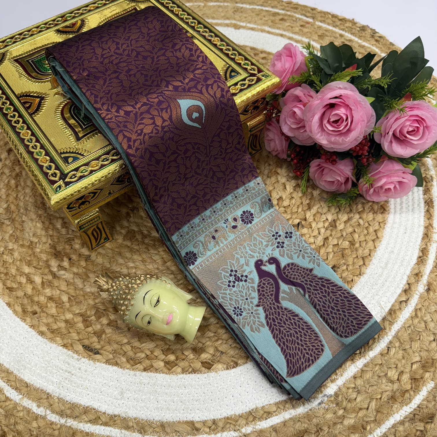 KUPERA VAIRA OOSI SAREES LIGHT WEIGHT SILK TYPE SAREES