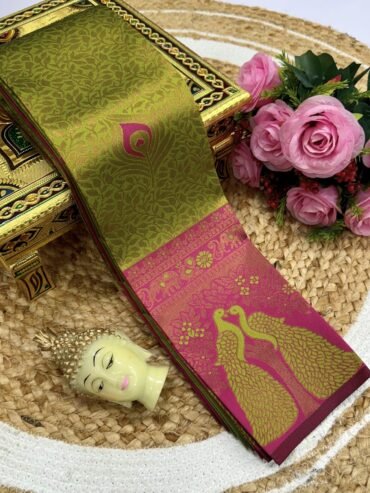 KUPERA VAIRA OOSI SAREES LIGHT WEIGHT SILK TYPE SAREES