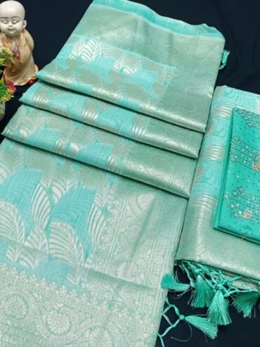 WEDDING BRIDAL FANCY cotton SAREES
